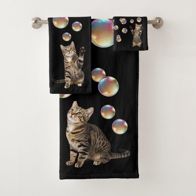 Chat tigré Bulles Chat  (En situation)