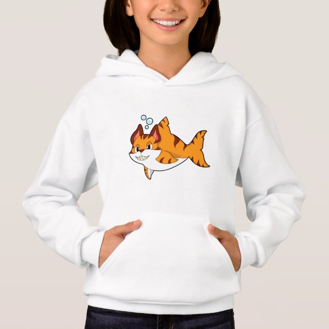 Chat tigre en requin dans l'eau.PNG (Devant)