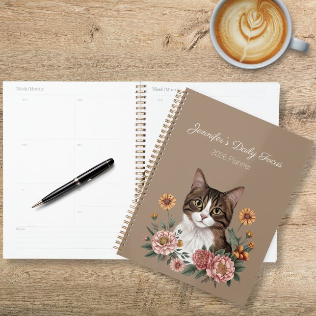 Chat tigré floral (Créateur téléchargé)