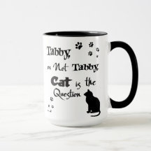 Chat tigré ou tasse non tigrée d'amoureux des
