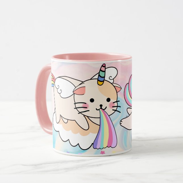 Chat Unicorn Mug (Devant gauche)