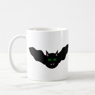 Chat Vampire face chauve Halloween Mug