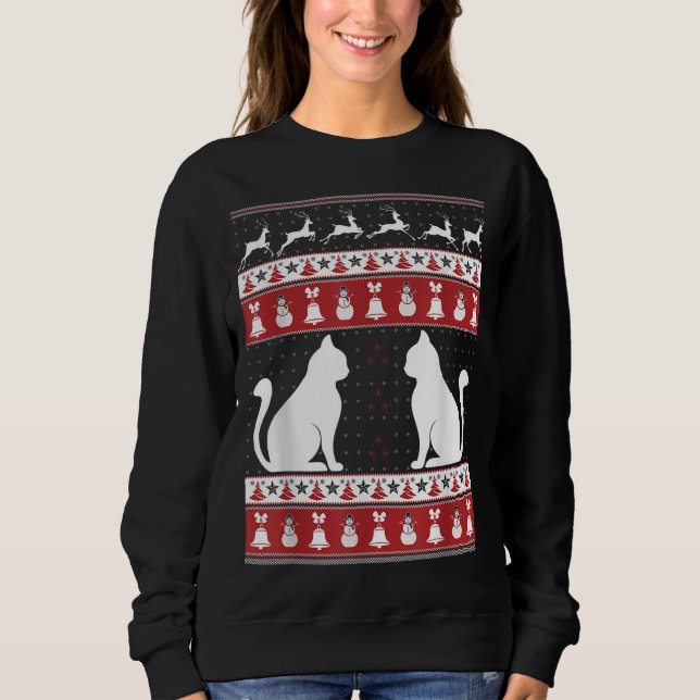 Chat Vilain Noël Sweat Noël Noël Noël (Devant)