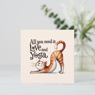 Chat Yoga Pose - Tout ce dont vous avez besoin est