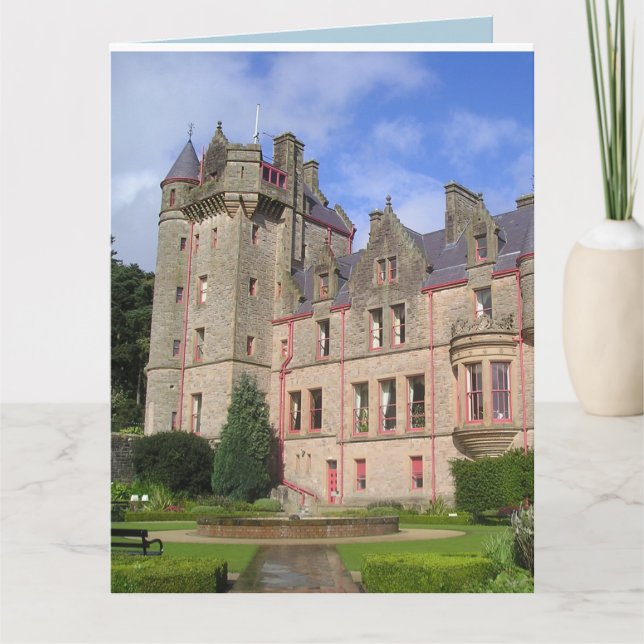 CHÂTEAU À BELFAST IRLANDE Carte de voeux (Devant)