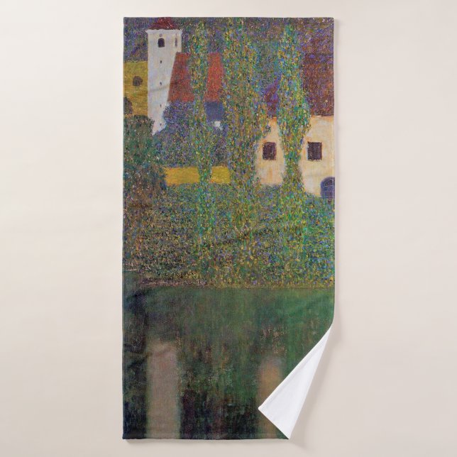 Château aquatique, Gustav Klimt (Serviette de bain)