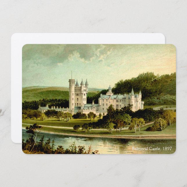 Château Balmoral 1897 restauré haute résolution (Devant / Derrière)