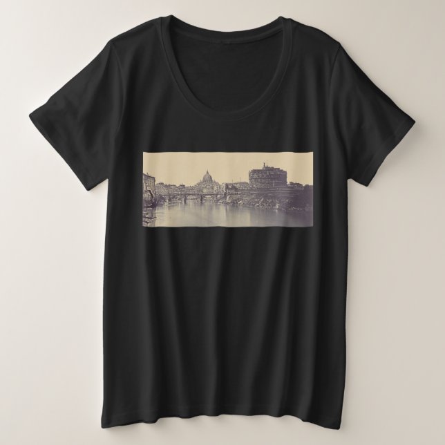 Château d'Angel et coupole du Vatican (Design devant)