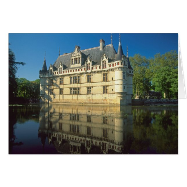 Château d'Azay-le-Rideau, Indre-et-Loire, (Devant horizontal)