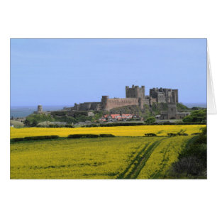 Château de Bamburgh - le Northumberland avec le