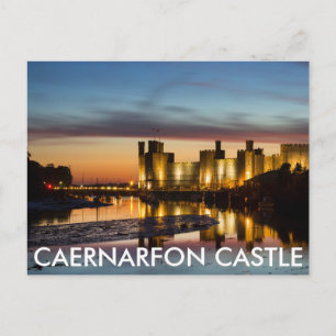 Château de Caernarfon, Caernarfon, Carte postale d