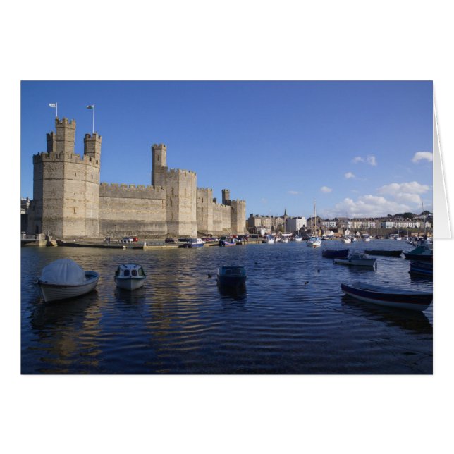 Château de Caernarfon, Gwynedd, Pays de Galles 2 (Devant horizontal)