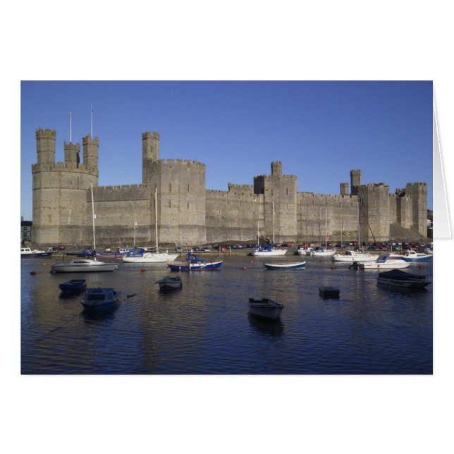Château de Caernarfon, Gwynedd, Pays de Galles (RF (Devant horizontal)