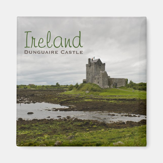 Château de Dunguaire, aimant texte Irlande (Devant)