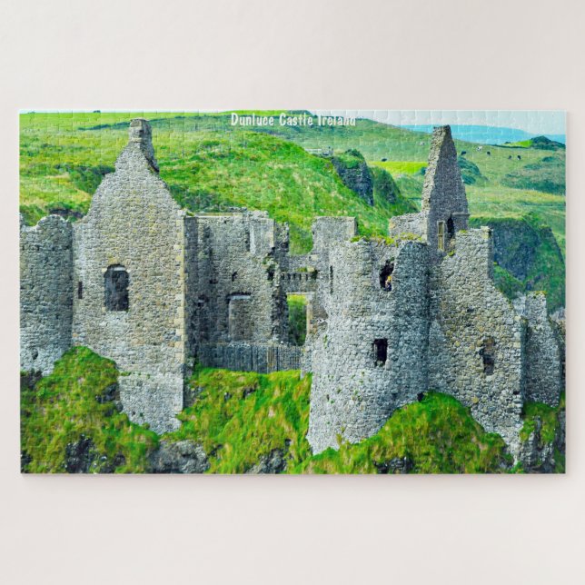 Château de Dunluce Antrim Irlande Puzzle (Horizontal)