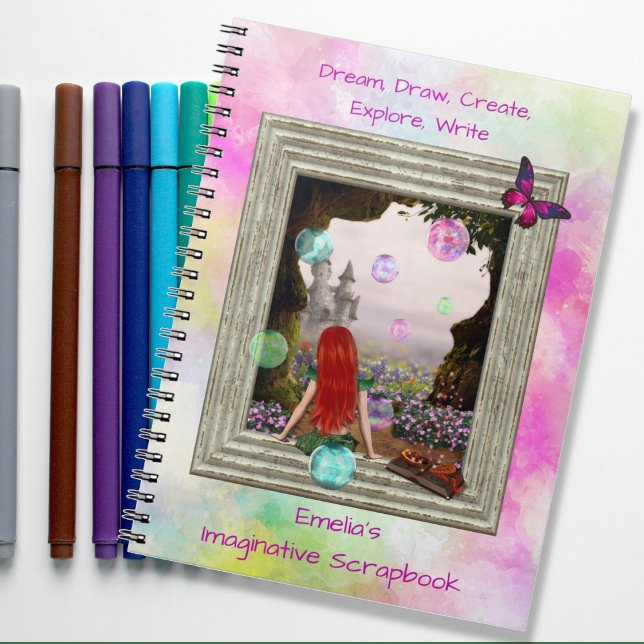 Château de fantaisie elfique Journal de scrapbook  (Créateur téléchargé)