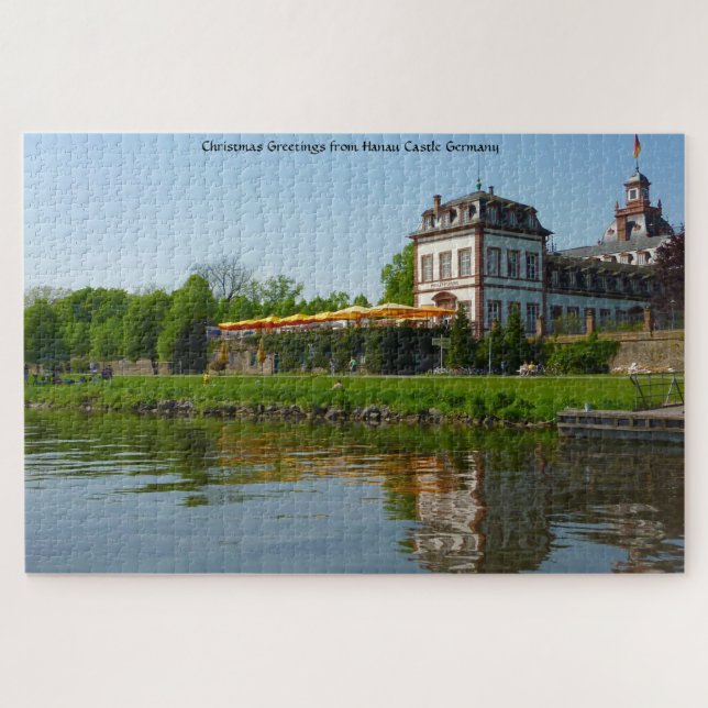 Château de Hanau Allemagne . Puzzle à pièces (Horizontal)