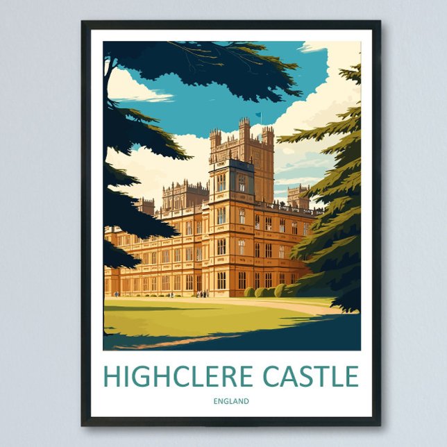 Château de Highclere Impression d'art mural de voy (Créateur téléchargé)