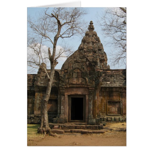 Château de Khmer ... Carte Buriram, Isaan, Thaïlan (Devant)