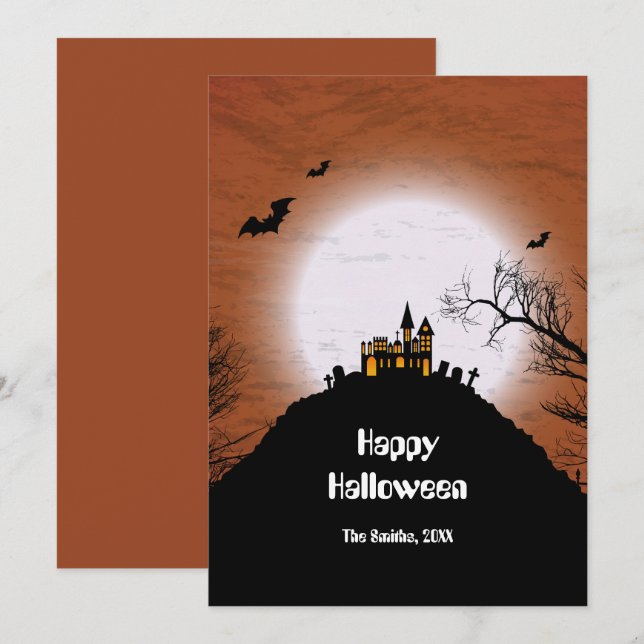 Château de la Lune d'Halloween (Devant / Derrière)