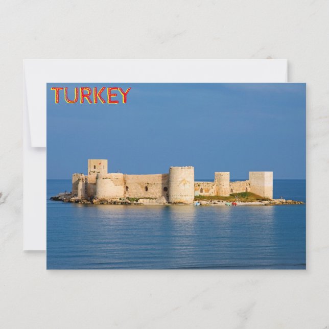 Château de Maiden, carte Turquie (Devant)