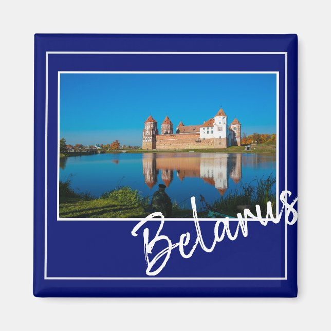 Château de Mir en Biélorussie Architecture Aimant (Devant)