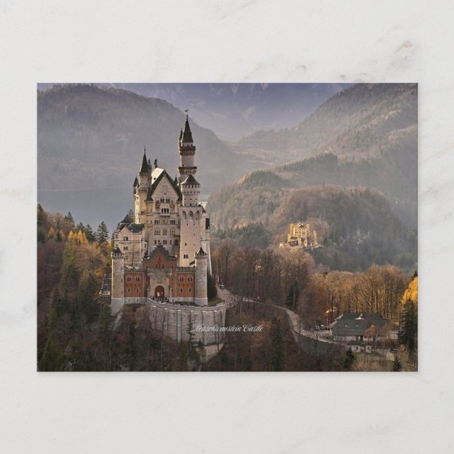 Château de Neuschwanstein, Allemagne Carte (Devant)