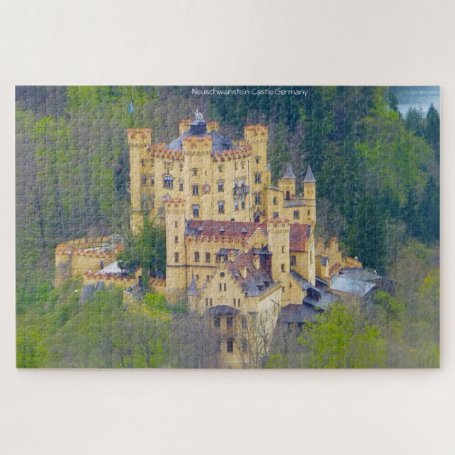 Château de Neuschwanstein Allemagne. Puzzle (Horizontal)
