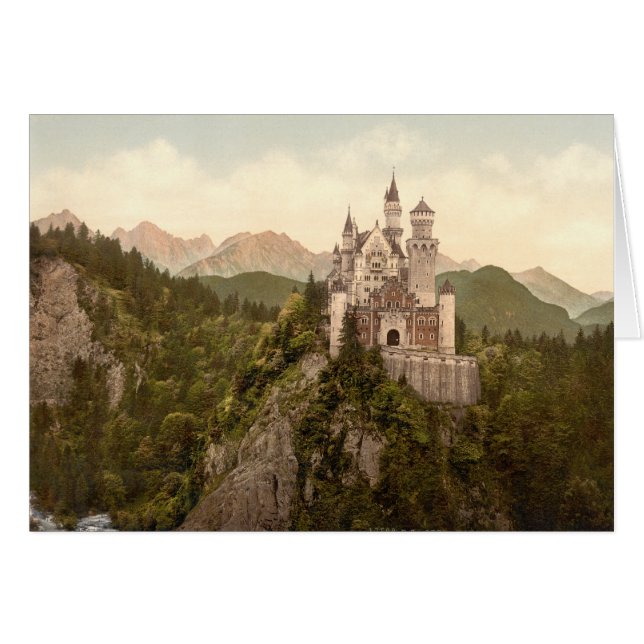 Château de Neuschwanstein, Bavière, Allemagne (Devant horizontal)