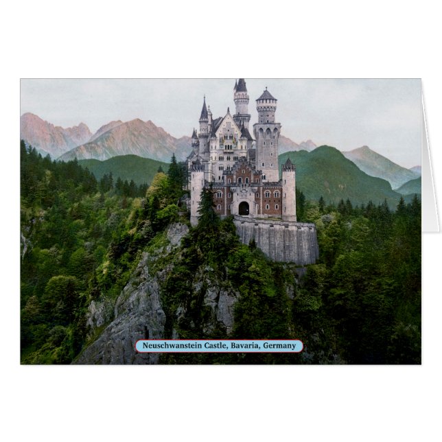 Château de Neuschwanstein, Bavière, Allemagne (Devant horizontal)