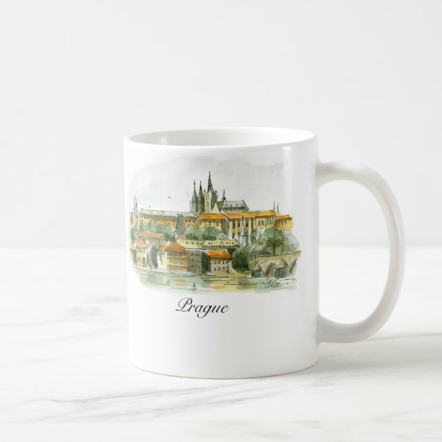 Château de Prague 11 onces. tasse (Droite)
