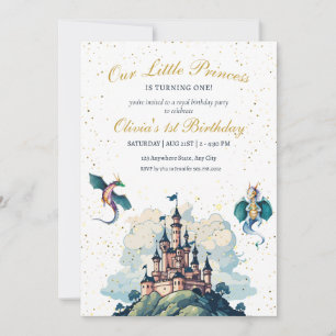 Château de Princesse Anniversaire Fantaisie Dragon