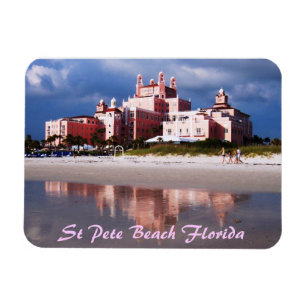 Château de sable St Pete Plage Flexi Magnet