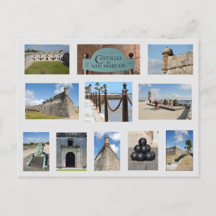 Château de San Marcos Carte Postale St. Augustine,