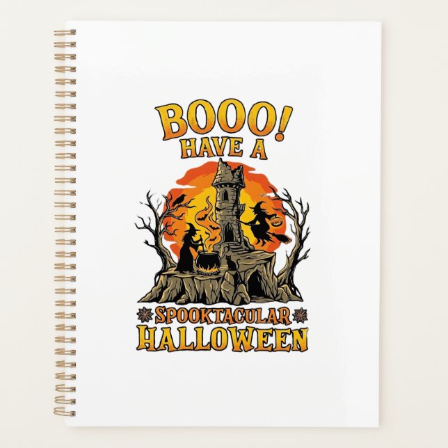 Château de sorcière de Halloween Spooktacular Booo (Devant)