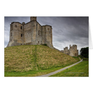 Château de Warkworth en Northumberland, Angleterre