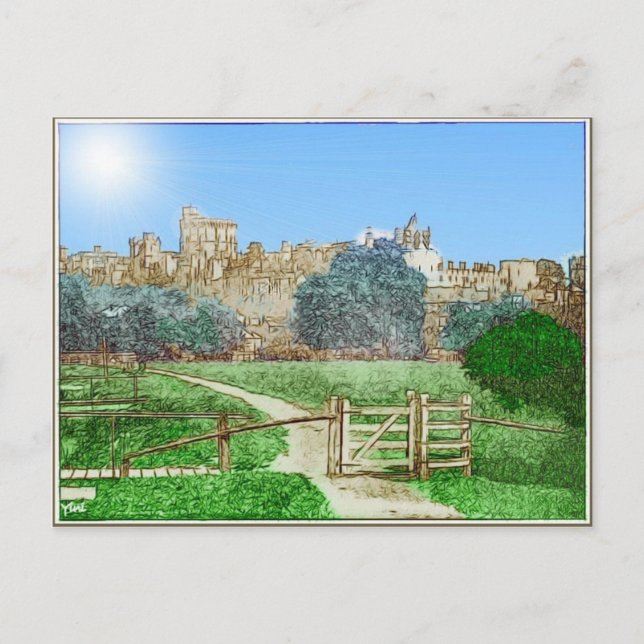 Château de Windsor, 1891 Carte postale (Devant)