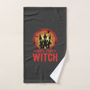 Château d'Halloween de cette sorcière à 100%