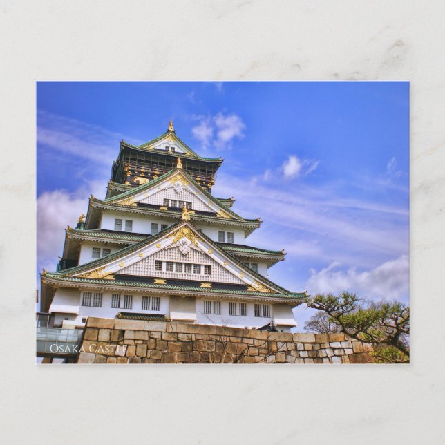 Château d'Osaka : Carte postale (Devant)