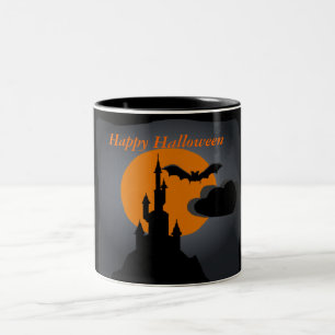 Chateau éffrayant Halloween Mug