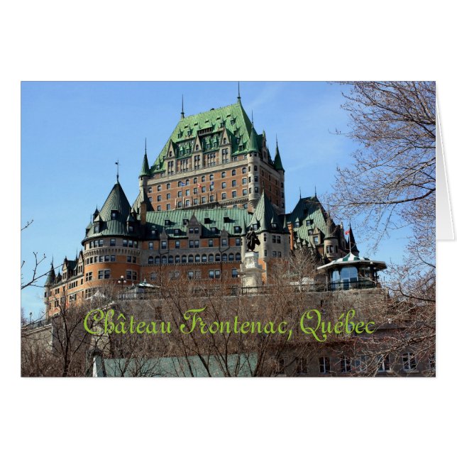 Château Frontenac, Québec, Canada (Devant horizontal)