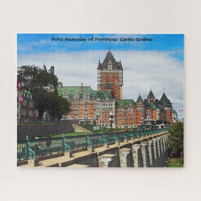 Château Frontenac Québec. Puzzle (Horizontal)