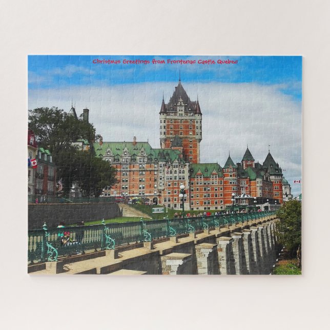 Château Frontenac Québec. Puzzle (Horizontal)