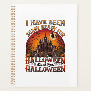 Château Hanté Halloween Sorcière Citrouille Prêt E