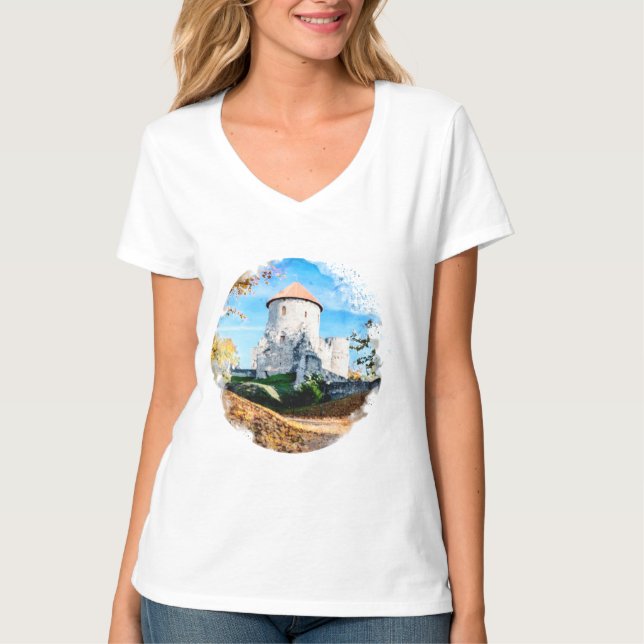Château médiéval T-Shirt (Devant)
