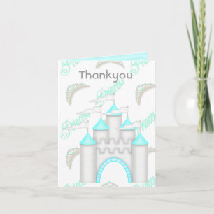 CHÂTEAU PRINCESS CARTE DE REMERCIEMENTS PAR MUMSBU
