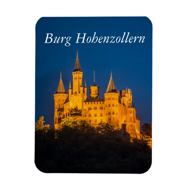 Châteaux d'Allemagne - Hohenzollern Photo Magnet (Vertical)
