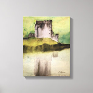 CHÂTEAUX ÉCOSSAIS, COPIE DE TOILE D'AQUARELLE