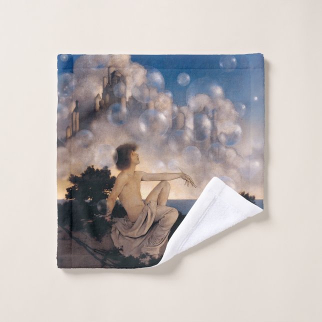 Châteaux en Espagne de Maxfield Parrish 1904 Fanta (Gant de toilette)