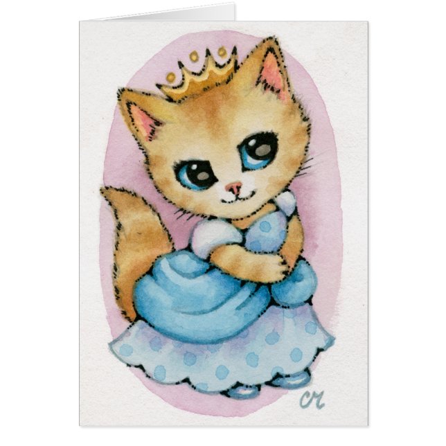 Chaton de Cendrillon - art mignon de chat de conte (Devant)